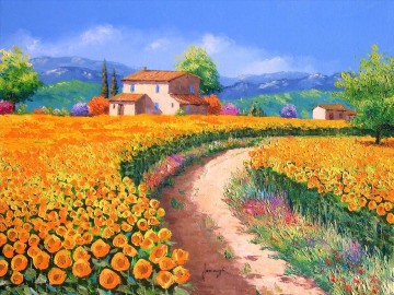 Impresionismo Painting - PLS17 hermoso paisaje